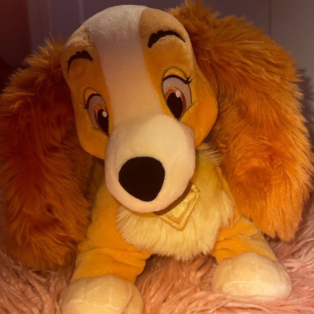 💕 Preloved EUC Disney Store LADY & the tramp plush
